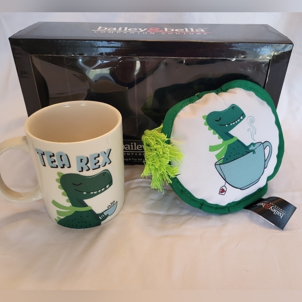 Bailey & Bella Tea Rex Mug and Toy Set